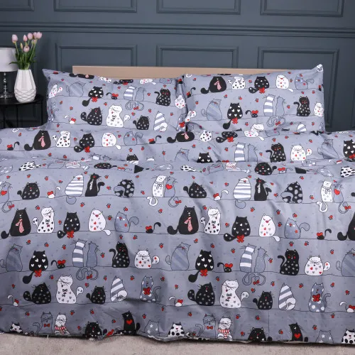 Пододеяльник Ranforce Elite 17-0671 With Love, Cats - 2