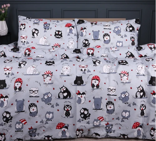 Простирадло Ranforce Elite 17-0672 Silver Owlets - 2