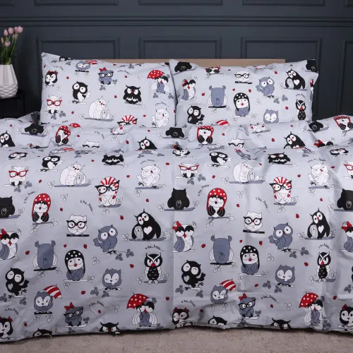 Простирадло Ranforce Elite 17-0672 Silver Owlets - 2