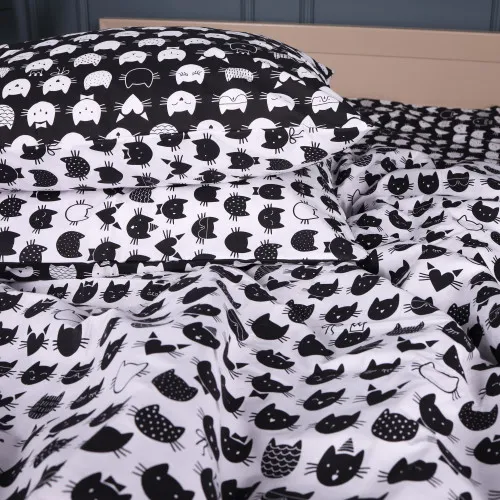 Наволочка Ranforce Elite 17-0673 Monochrome Meows