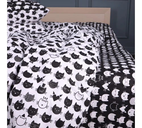 Простирадло Ranforce Elite 17-0673 Monochrome Meows