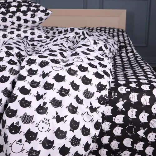 Простирадло Ranforce Elite 17-0673 Monochrome Meows