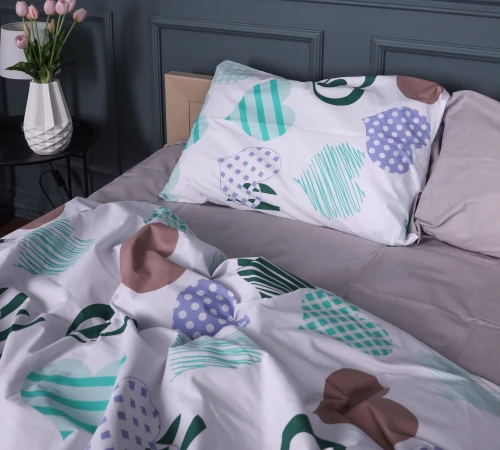 Підковдра Бязь 17-0533 Hearts - 2