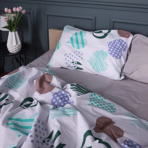 Комплект постельного белья Бязь 17-0533 Hearts - 2