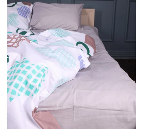 Простирадло MirSon Ranforce Elite 17-0533 Hearts