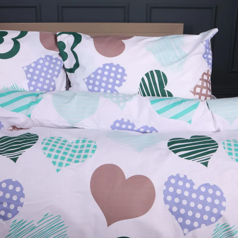 Пододеяльник MirSon Ranforce Elite 17-0533 Hearts  - 1