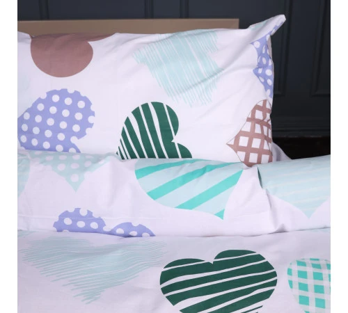 Наволочка Бязь 17-0533 Hearts