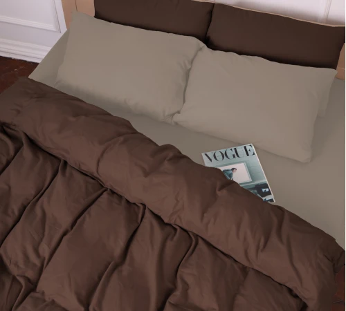 Підковдра Фланель 004-003 "Cappuchino/Brown" - 2