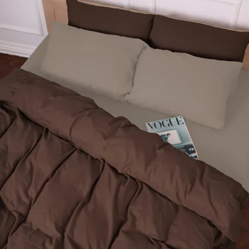 Підковдра Фланель 004-003 "Cappuchino/Brown" - 2