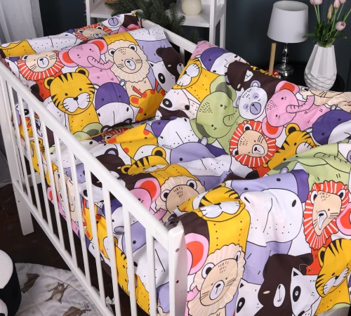 Підковдра Бязь 17-0674 Rainbow Zoo - 2