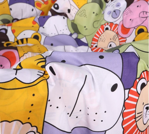 Підковдра Бязь 17-0674 Rainbow Zoo