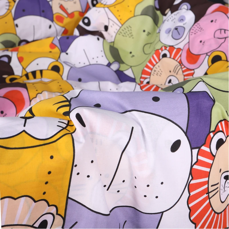 Комплект постільної білизни Бязь Kids Time 17-0674 Rainbow Zoo - 2