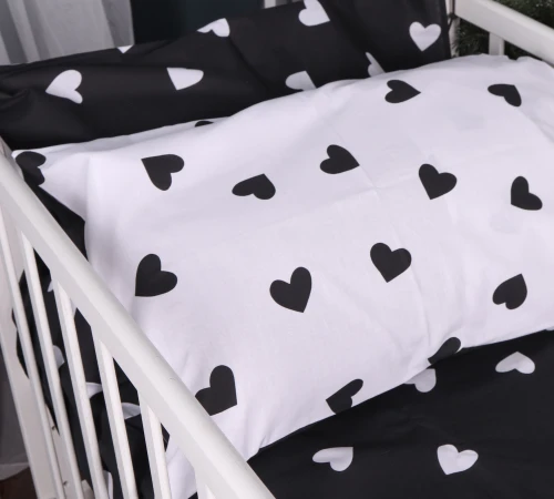 Наволочка Бязь Kids Time 17-0669 Black and White Love