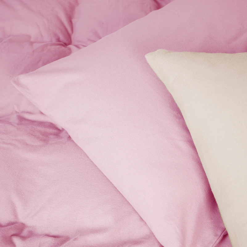 Комплект постільної білизни Фланель 007-008 "Milk/Pink" - 2