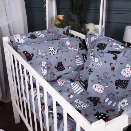 Підковдра Бязь Kids Time 17-0671 With Love, Cats - 4