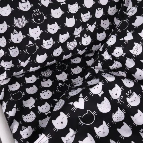 Комплект постільної білизни Бязь Kids Time 17-0673 Monochrome Meows - 2