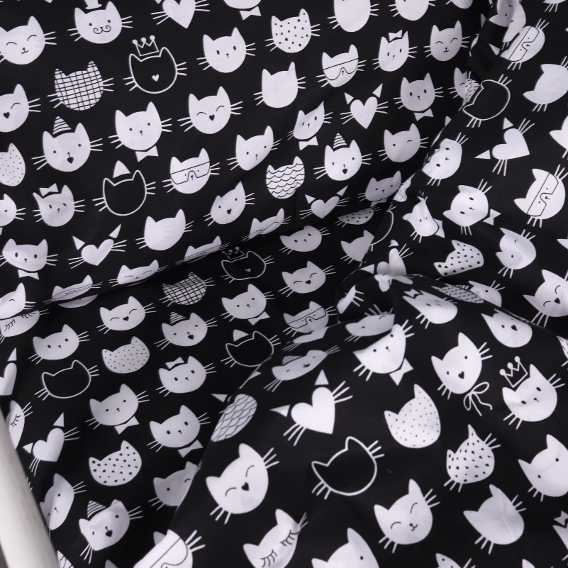 Комплект постільної білизни Бязь Kids Time 17-0673 Monochrome Meows - 1