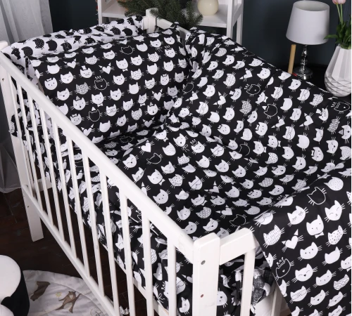 Комплект постельного белья Бязь Kids Time 17-0673 Monochrome Meows