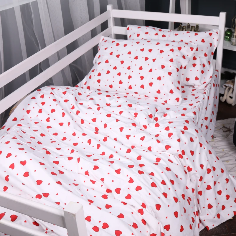 Комплект постільної білизни Фланель 015 "Love" - 2
