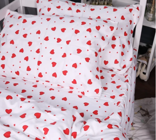 Наволочка Фланель 015 "Love"