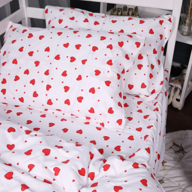Комплект постільної білизни Фланель 015 "Love" - 3