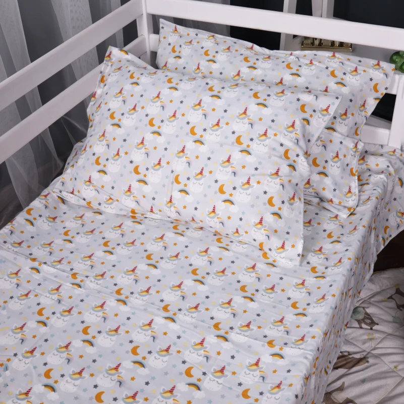 Комплект постільної білизни Фланель 018 "Unicorn" - 4