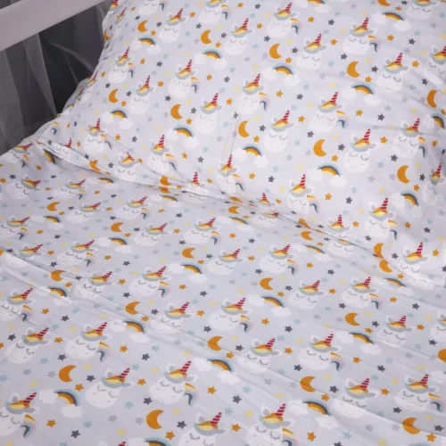 Простирадло Фланель 018 "Unicorn" - 2