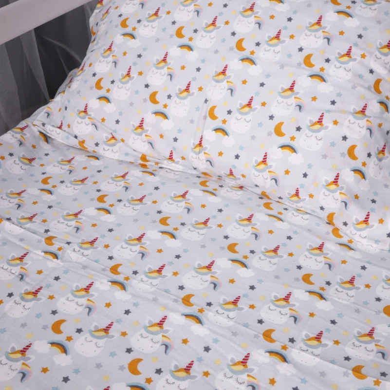 Комплект постільної білизни Фланель 018 "Unicorn" - 5