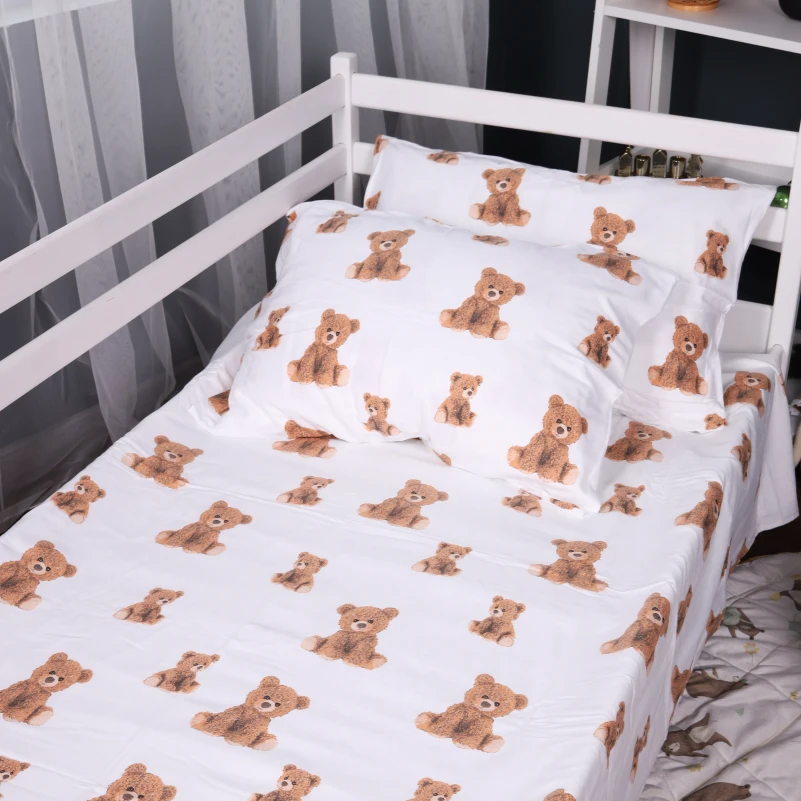 Комплект постільної білизни Фланель 017 "Teddy" - 5