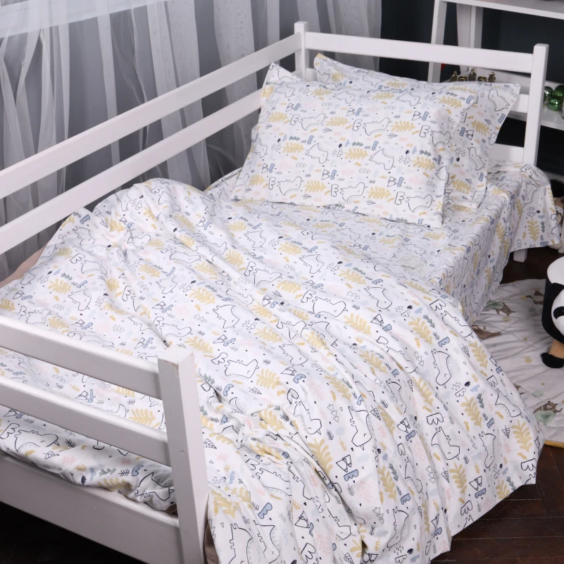 Комплект постільної білизни Фланель 011 "Dino"