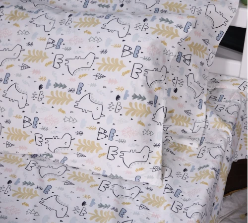 Наволочка Фланель 011 "Dino" - 2