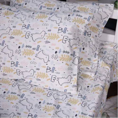 Наволочка Фланель 011 "Dino" - 2