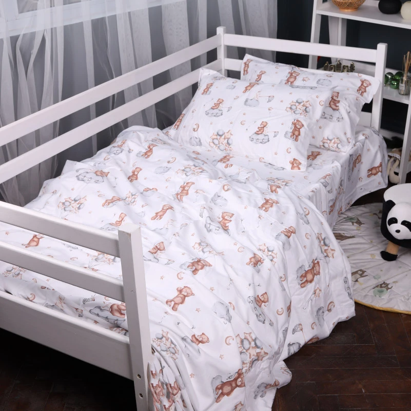 Комплект постільної білизни Фланель 010 "Teddy ballons"