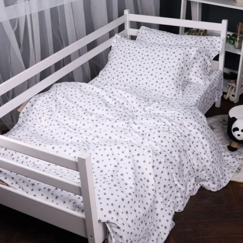 Пододеяльник Фланель 016 "White Stars"