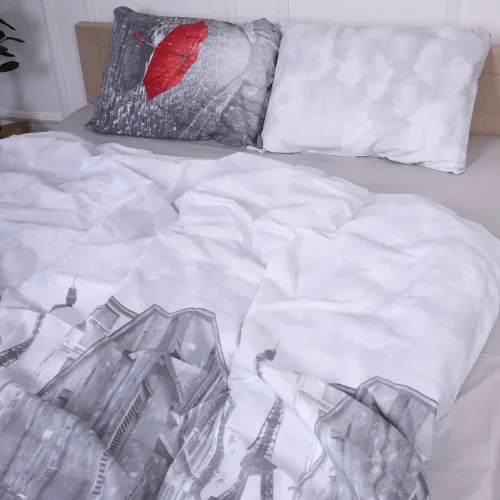 Комплект постільної білизни Бязь 17-0138 Pluie