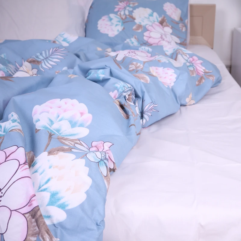 Наволочка Бязь 17-0434 Azure flower - 4