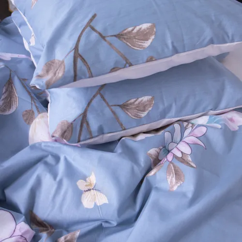 Наволочка Бязь 17-0434 Azure flower