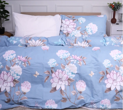 Простынь Ranforce Elite 17-0434 -2 Azure flower - 2