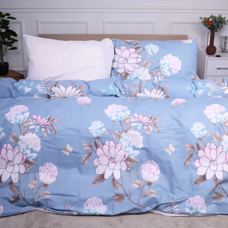 Пододеяльник Ranforce Elite 17-0434 -2 Azure flower - 3