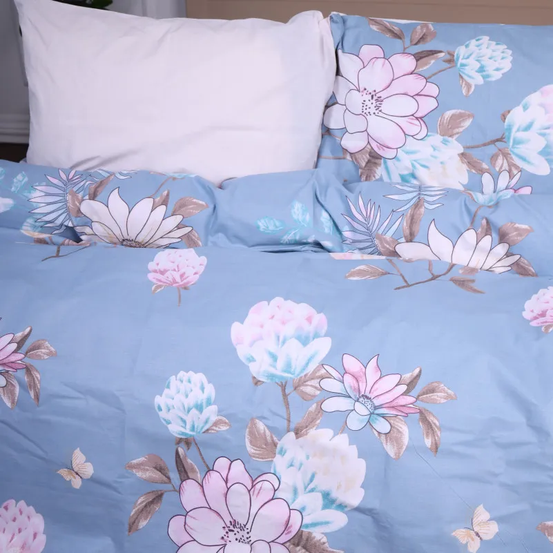 Пододеяльник Ranforce Elite 17-0434 -2 Azure flower - 1