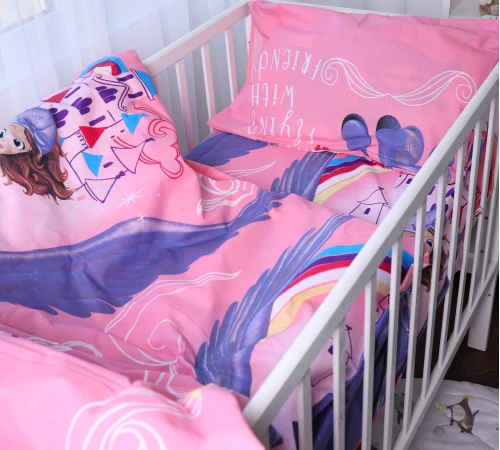 Комплект постільної білизни Дитячий Бязь Kids Time 17-0252 Princess