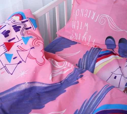 Комплект постільної білизни Дитячий Бязь Kids Time 17-0252 Princess - 2