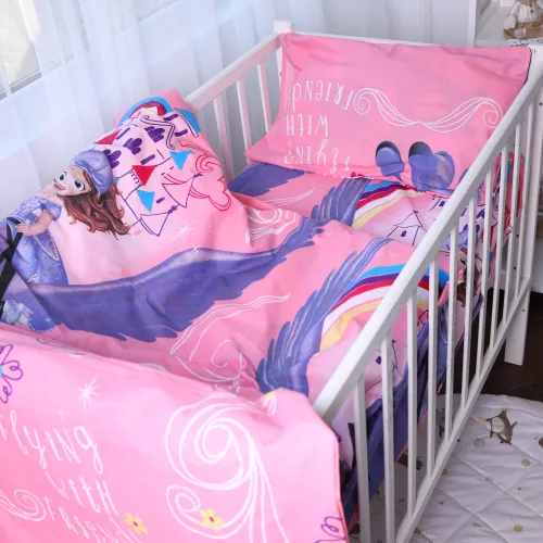 Комплект постільної білизни Дитячий Бязь Kids Time 17-0252 Princess - 5