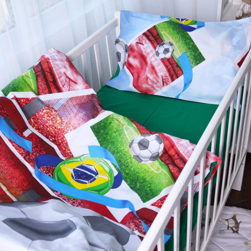 Комплект постільної білизни Дитячий Бязь Kids Time 17-0587 -2 Football