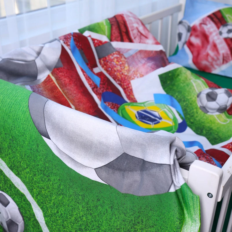 Комплект постільної білизни Дитячий Бязь Kids Time 17-0587 -2 Football - 3