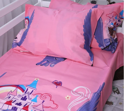 Простынь на резинке (бязь) Kids Time - высота 10 см 17-0252 Princess