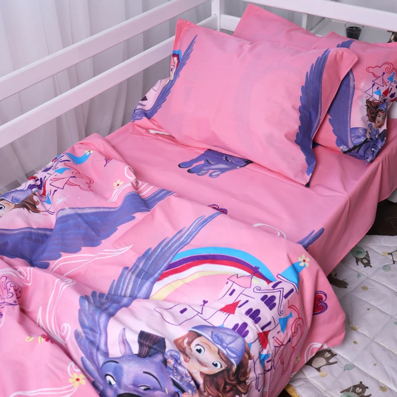 Простынь на резинке (бязь) Kids Time - высота 10 см 17-0252 Princess - 2