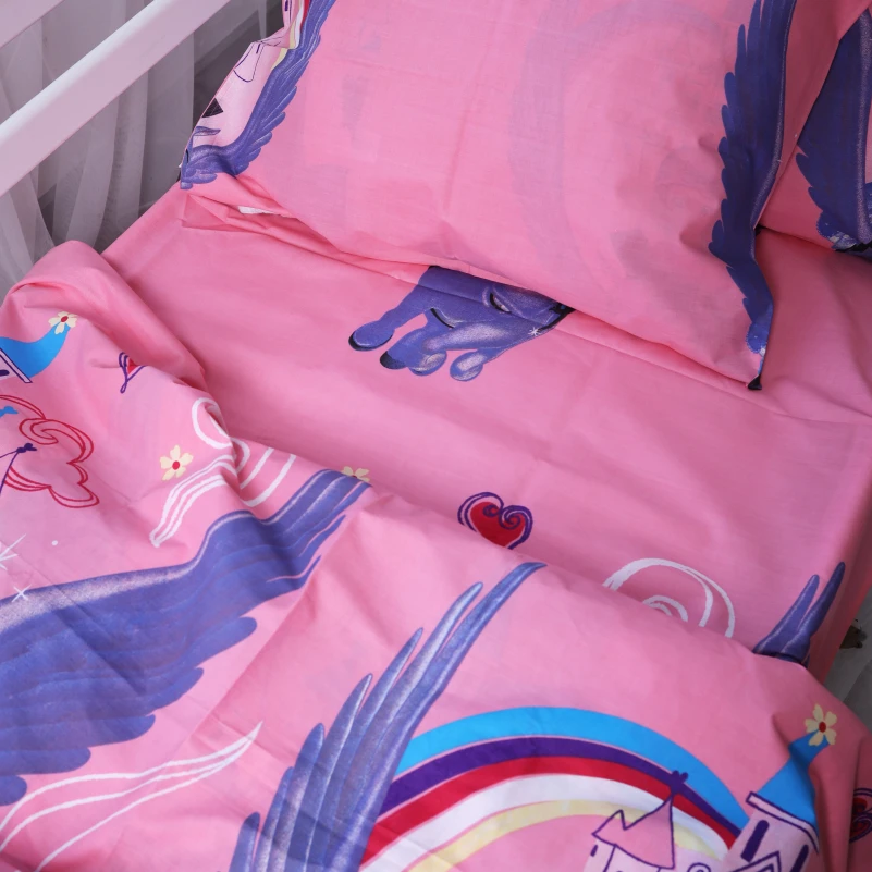 Простынь на резинке (бязь) Kids Time - высота 10 см 17-0252 Princess - 3