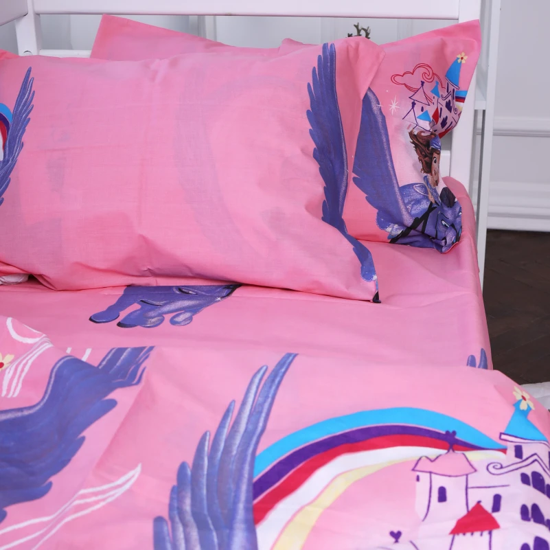 Простынь на резинке (бязь) Kids Time - высота 10 см 17-0252 Princess - 5