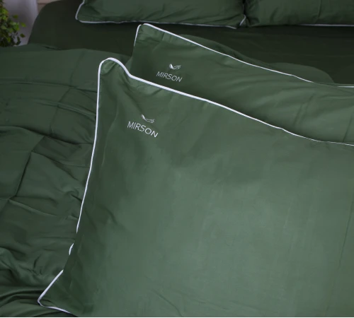 Підковдра Сатин 0844 Green Olive Corner - 2